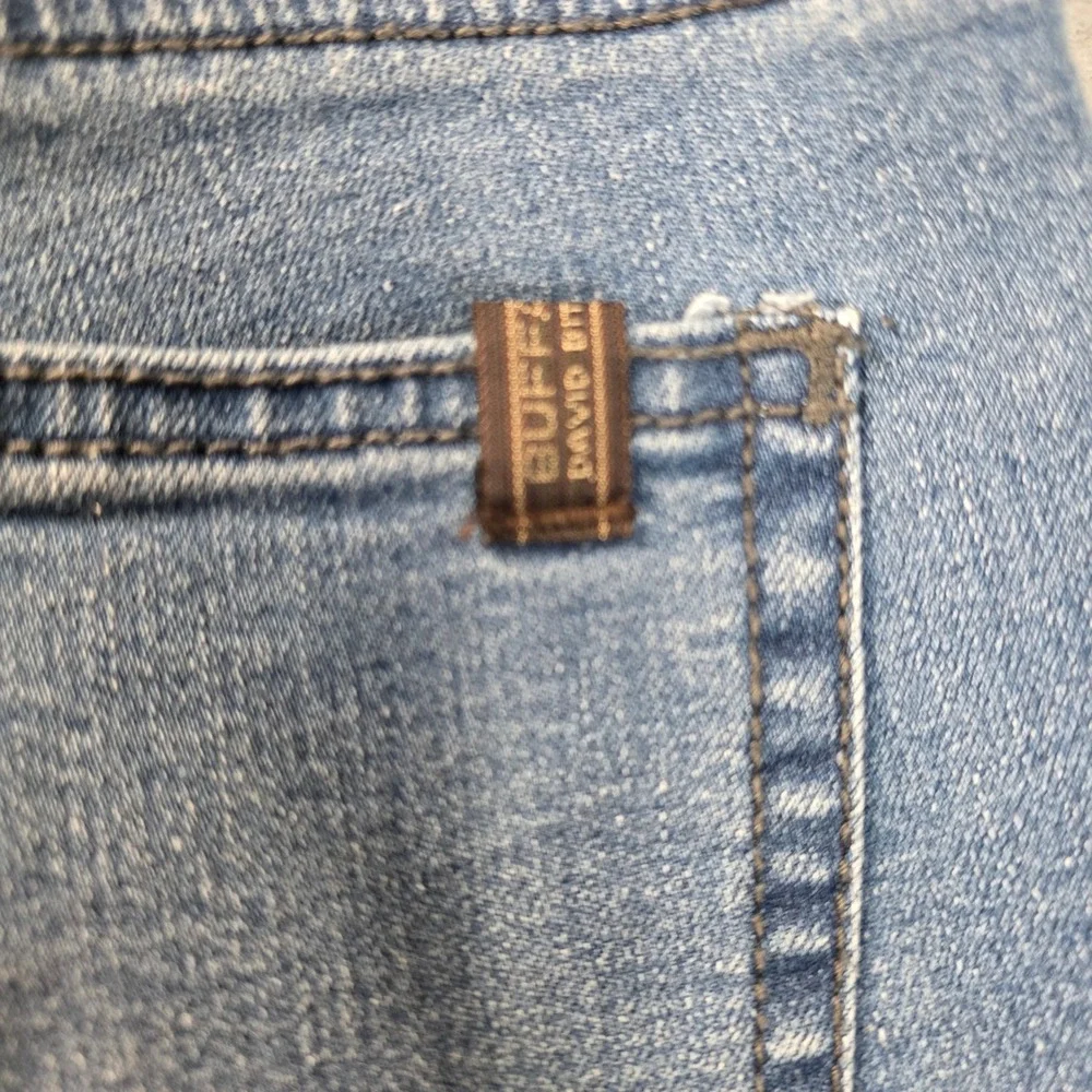 Buffalo David Bitton Axel Slim‎ Stretch Jeans Mens 38x32 Medium Wash Blue Denim